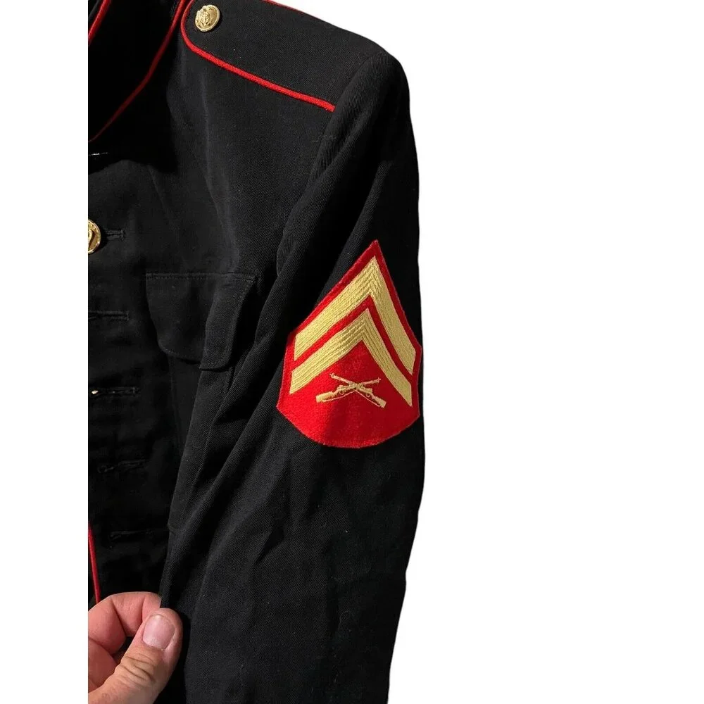 USMC‎ US MARINE CORPS DRESS BLUES JACKET 18” CHEST 1976 Military USA VTG